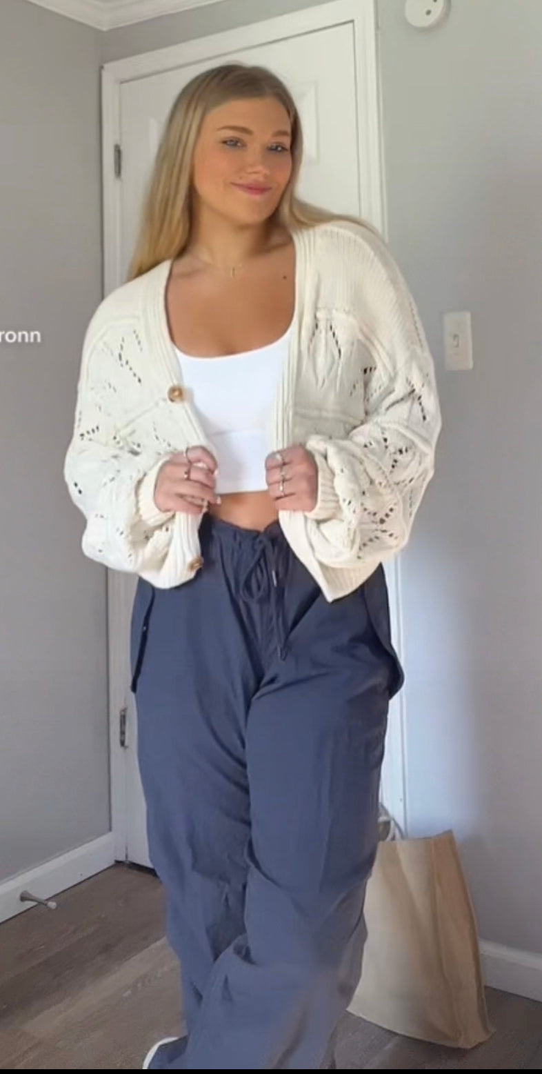 Blue Cargo Pants