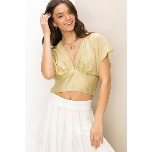DESTINED TO LOVE BACK-CUTOUT CROP TOP