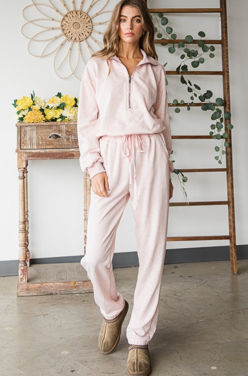 BUBBLE GUM PINK JUMPSUIT
