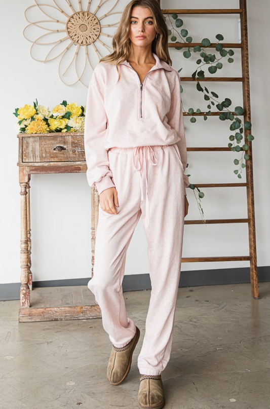 BUBBLE GUM PINK JUMPSUIT