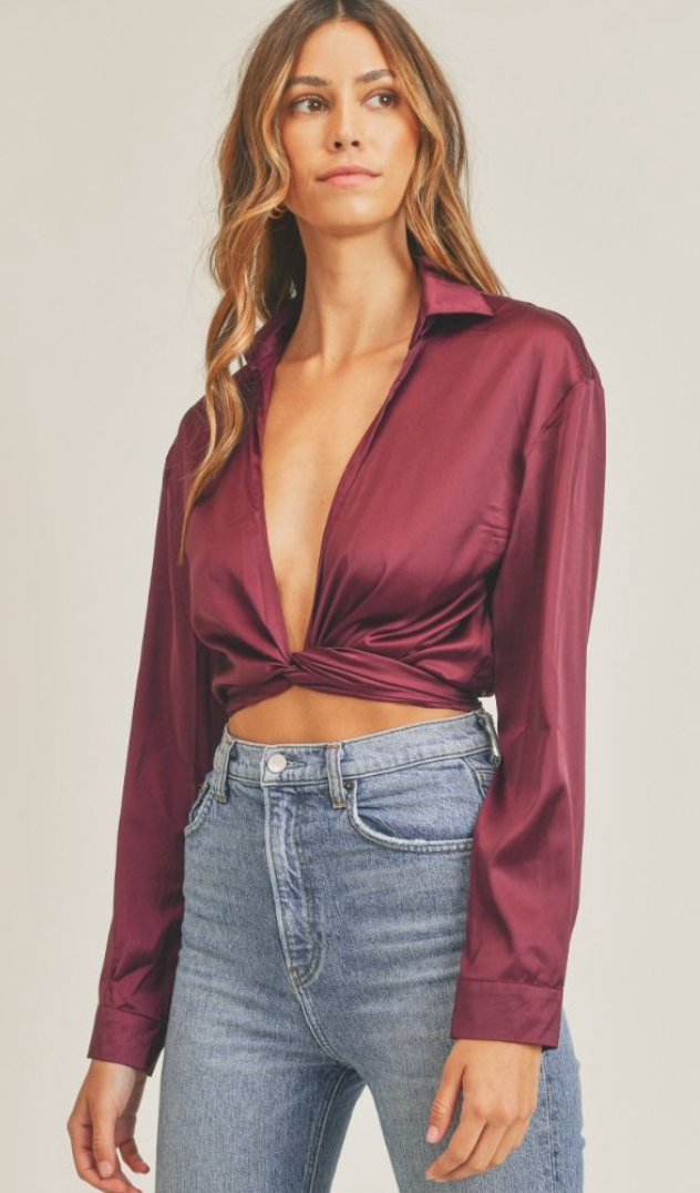 SIERRA SATIN TOP