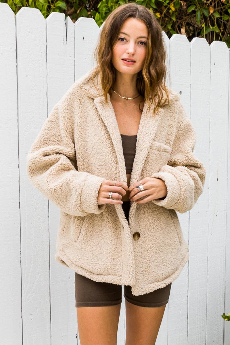 FRANKIE FAUX FUR JACKET