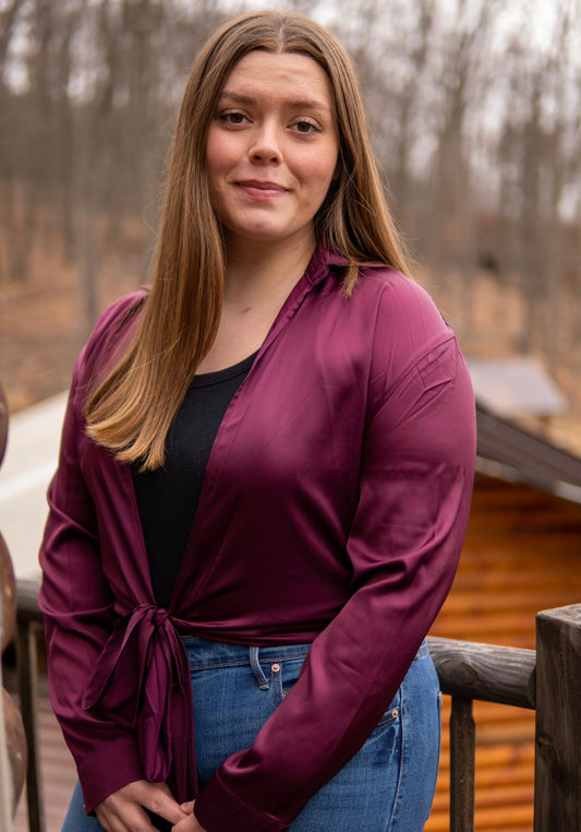 SIERRA SATIN TOP