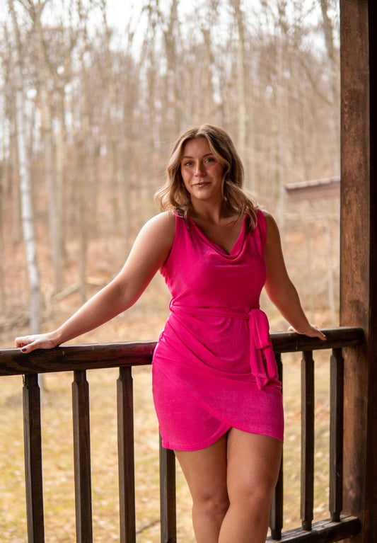CANDY PINK MINI DRESS