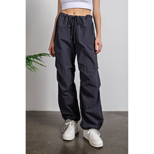 NYLON TASLAN BALLON CARGO PANTS